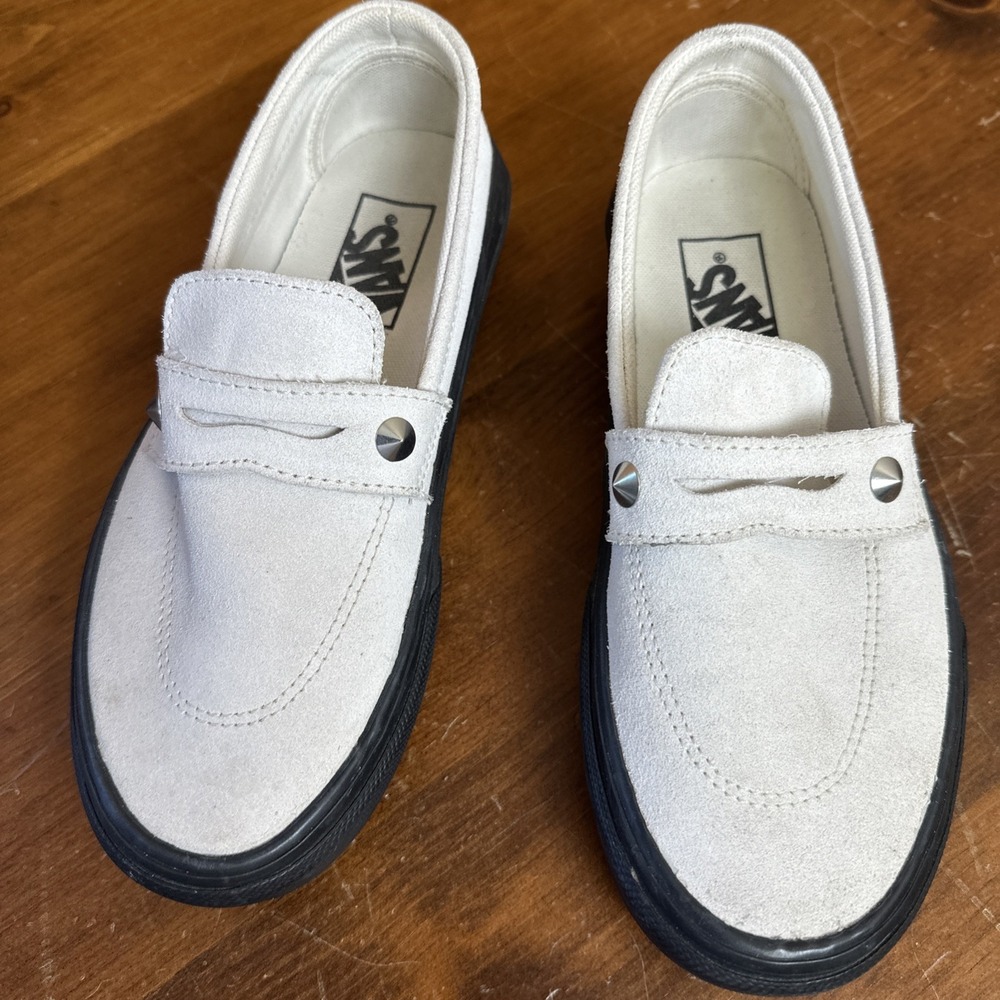 Vans Style 53 Slip-On Suede Loafer Sneaker Shoe Size 6 Retro 1950's Creeper EUC - Picture 7 of 12